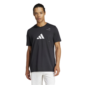 T-shirt Adidas Padel Cat Noir - Esprit Padel Shop