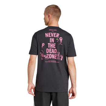 T-shirt Adidas Padel Zone Graphic Noir - Esprit Padel Shop