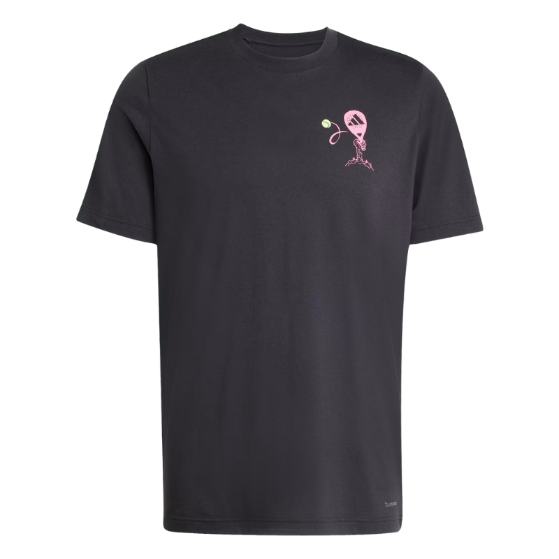T-shirt Adidas Padel Zone Graphic Noir - Esprit Padel Shop