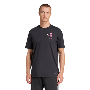 T-shirt Adidas Padel Zone Graphic Noir - Esprit Padel Shop