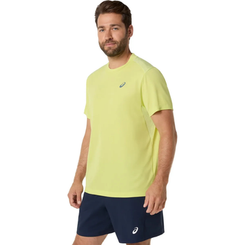 T-shirt Asics Court Jaune - Esprit Padel Shop