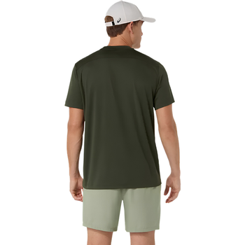 T-shirt Asics Court Vert Foncé - Esprit Padel Shop