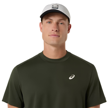 T-shirt Asics Court Vert Foncé - Esprit Padel Shop
