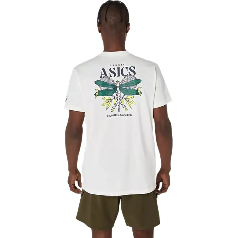 T-shirt Asics Game Seasonal Graphic Tee Beige - Esprit Padel Shop