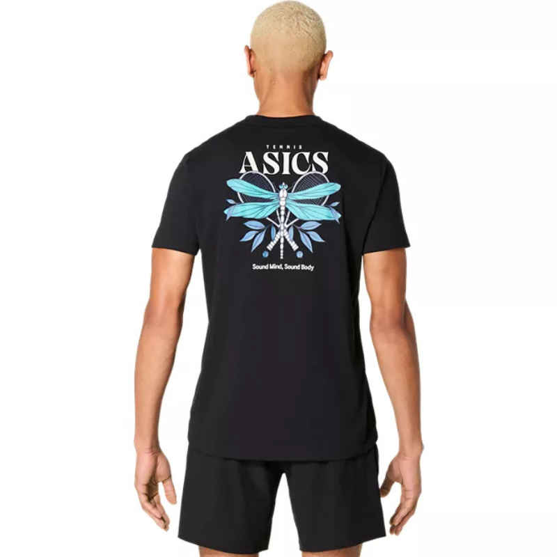 T-shirt Asics Game Seasonal Graphic Tee Noir - Esprit Padel Shop