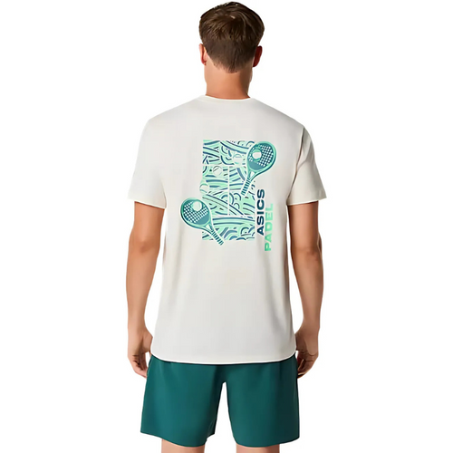 T-shirt Asics Padel Court Graphic Beige - Esprit Padel Shop