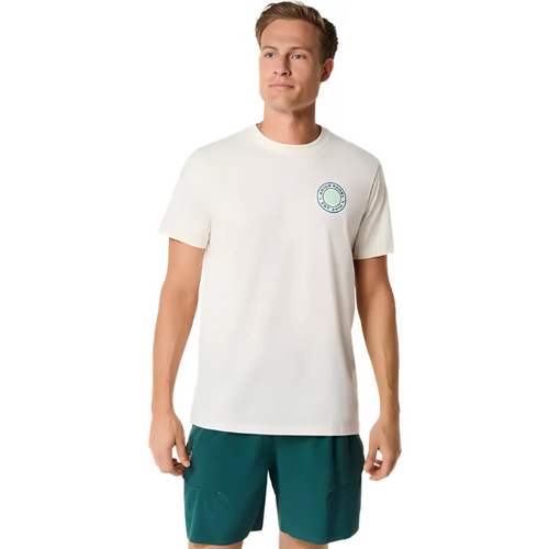 T-shirt Asics Padel Court Graphic Beige - Esprit Padel Shop