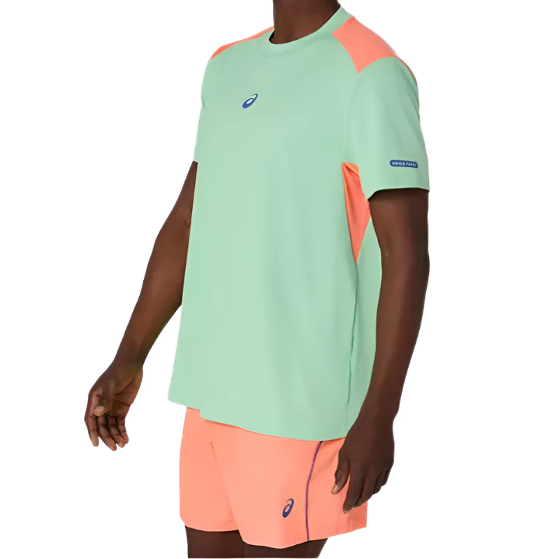 T-shirt Asics Padel Court Vert - Esprit Padel Shop