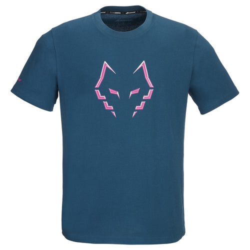T-shirt Babolat Cotton Tee Lebron Bleu/Rose - Esprit Padel Shop