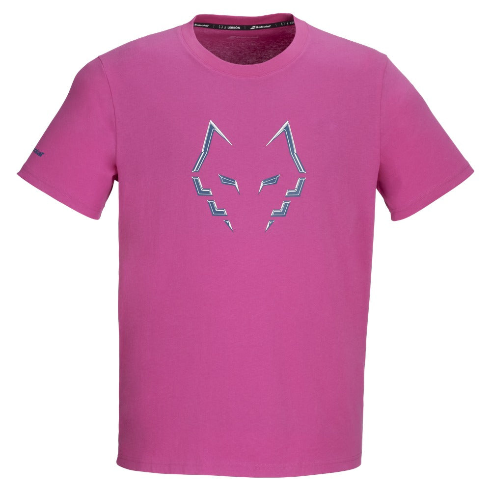 T-shirt Babolat Cotton Tee Lebron Rose - Esprit Padel Shop