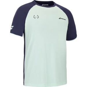 T-shirt Babolat Crew Neck Tee Juan Lebron Vert - Esprit Padel Shop