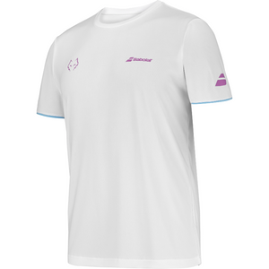 T-shirt Babolat Crew Neck Tee Lebron Blanc 2025 - Esprit Padel Shop