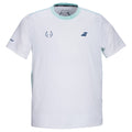 Maglia Babolat Crew Neck Tee Lebron Bianca/Blu