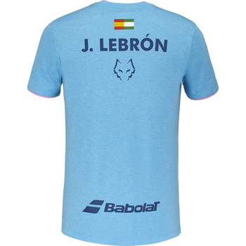 T-shirt Babolat Crew Neck Tee Lebron Bleu 2025 - Esprit Padel Shop