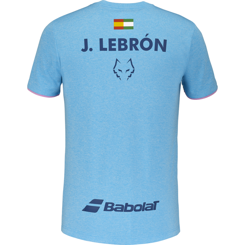T-shirt Babolat Crew Neck Tee Lebron Bleu 2025 - Esprit Padel Shop