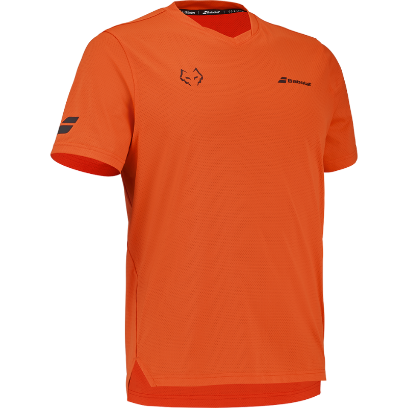 T-shirt Babolat Crew Neck Tee Lebron Orange 2026 - Esprit Padel Shop