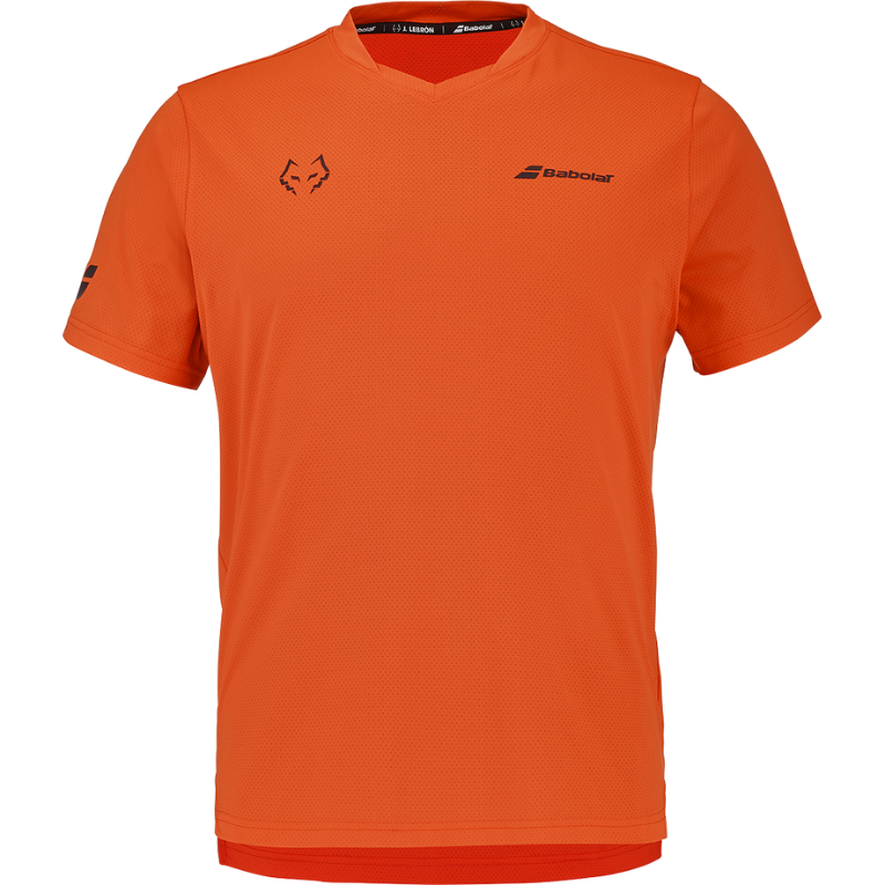 T-shirt Babolat Crew Neck Tee Lebron Orange 2026 - Esprit Padel Shop