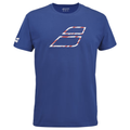 T-shirt Babolat Exercise Big Flag Tee Bleu 2024