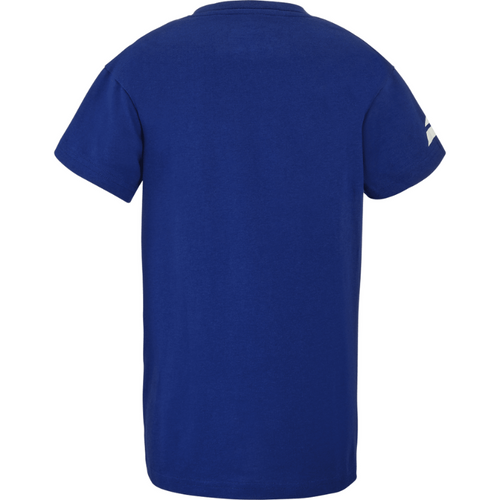 T-shirt Babolat Exercise Cotton Tee Bleu Junior Boy 2025 - Esprit Padel Shop 