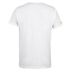 T-shirt Babolat Exercise Message Tee Blanc Dos - Esprit Padel Shop