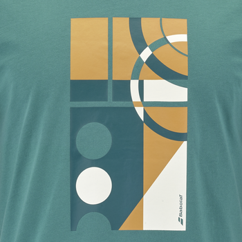 T-shirt Babolat Exercise Message Tee Vert 2026 - Esprit Padel Shop