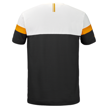 T-shirt Babolat Perf Crew Neck Tee Noir/Blanc - Esprit Padel Shop