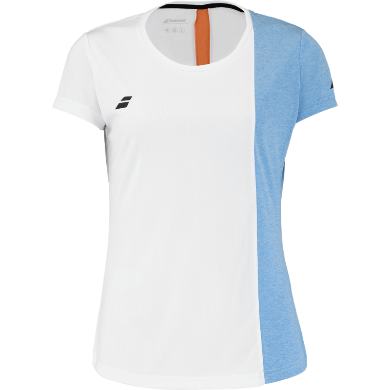 T-shirt Babolat Play Cap Sleeve Top Blanc Femme 2025 - Esprit Padel Shop