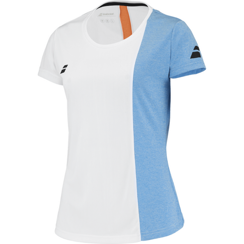 T-shirt Babolat Play Cap Sleeve Top Blanc Junior Girl 2025 - Esprit Padel Shop