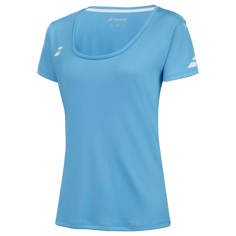 T-shirt Babolat Play Cap Sleeve Top Bleu Femme 2024 - Esprit Padel Shop