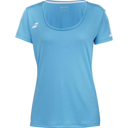 T-shirt Babolat Play Cap Sleeve Top Bleu Femme 2024 Face - Esprit Padel Shop