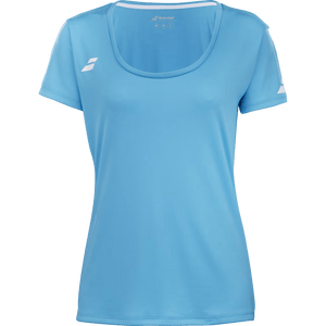 T-shirt Babolat Play Cap Sleeve Top Bleu Femme 2024 Face - Esprit Padel Shop