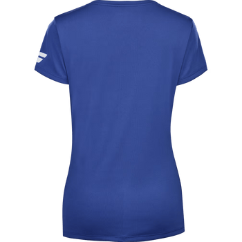 T-shirt Babolat Play Cap Sleeve Top Bleu Femme 2024 Dos - Esprit Padel Shop