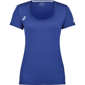 T-shirt Babolat Play Cap Sleeve Top Bleu Femme 2024 Face - Esprit Padel Shop