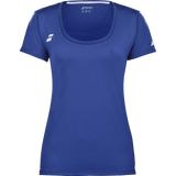 T-shirt Babolat Play Cap Sleeve Top Bleu Femme 2024 Face - Esprit Padel Shop