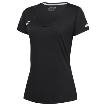 T-shirt Babolat Play Cap Sleeve Top Noir Femme 2024 - Esprit Padel Shop