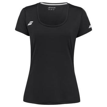 T-shirt Babolat Play Cap Sleeve Top Noir Femme 2024 - Esprit Padel Shop