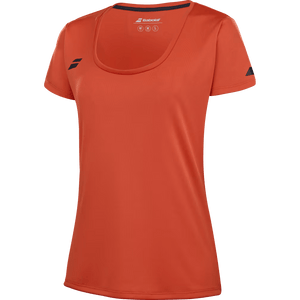 T-shirt Babolat Play Cap Sleeve Top Orange/Rouge Femme 2024 3q - Esprit Padel Shop
