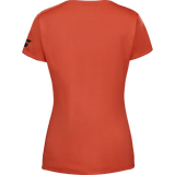 T-shirt Babolat Play Cap Sleeve Top Orange/Rouge Femme 2024 Dos - Esprit Padel Shop