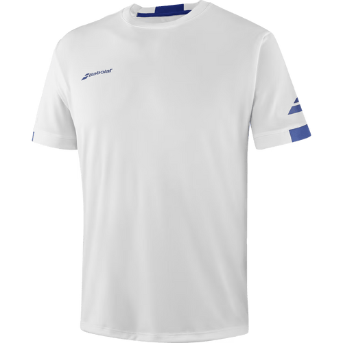 T-shirt Babolat Play Crew Neck Tee Boy Blanc Junior 2024 3q - Esprit Padel Shop