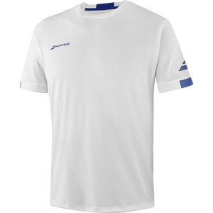 T-shirt Babolat Play Crew Neck Tee Boy Blanc Junior 2024 3q - Esprit Padel Shop