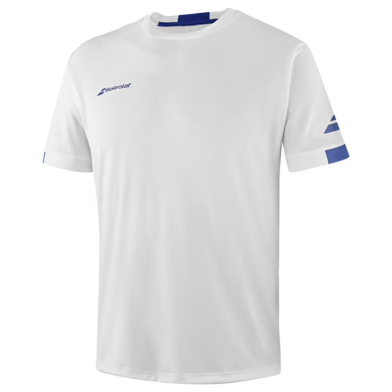 T-shirt Babolat Play Crew Neck Tee Boy Blanc Junior 2024 - Esprit Padel Shop