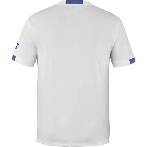 T-shirt Babolat Play Crew Neck Tee Boy Blanc Junior 2024 Dos - Esprit Padel Shop