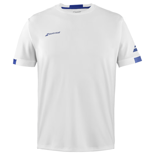 T-shirt Babolat Play Crew Neck Tee Boy Blanc Junior 2024 - Esprit Padel Shop