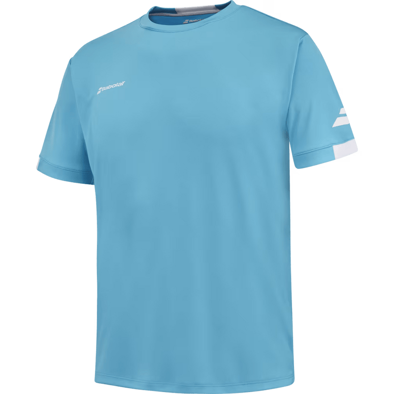 T-shirt Babolat Play Crew Neck Tee Boy Bleu Junior 2024 3q - Esprit Padel Shop