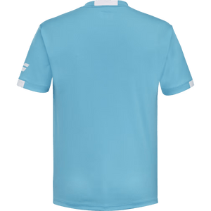 T-shirt Babolat Play Crew Neck Tee Boy Bleu Junior 2024 Dos - Esprit Padel Shop