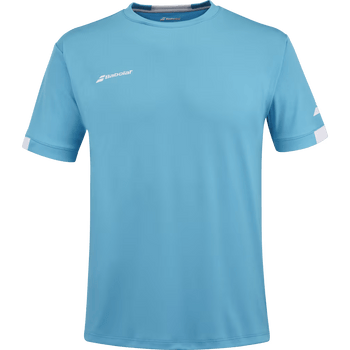 T-shirt Babolat Play Crew Neck Tee Boy Bleu Junior 2024 Face - Esprit Padel Shop