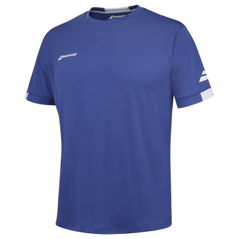 T-shirt Babolat Play Crew Neck Tee Boy Bleu Marine Junior 2024 - Esprit Padel Shop