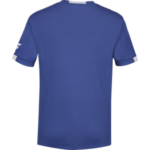T-shirt Babolat Play Crew Neck Tee Boy Bleu Marine Junior 2024 Dos - Esprit Padel Shop
