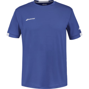 T-shirt Babolat Play Crew Neck Tee Boy Bleu Marine Junior 2024 Face - Esprit Padel Shop