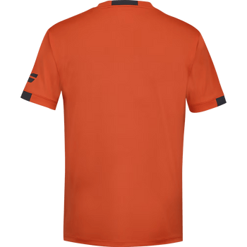 T-shirt Babolat Play Crew Neck Tee Boy Rouge Junior 2024 Dos - Esprit Padel Shop